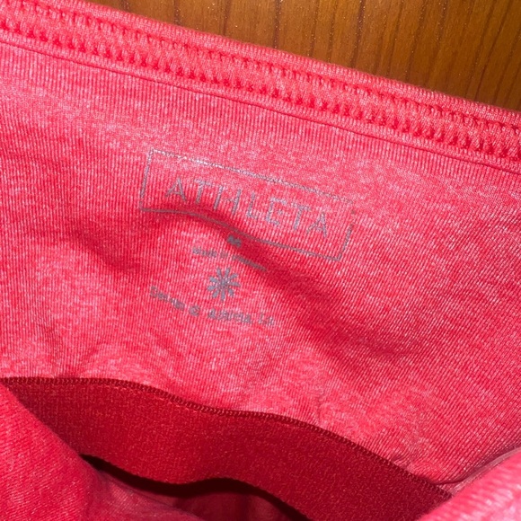 Athleta Bright Coral Sleeveless Top - Picture 3 of 3